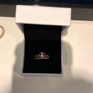 Lightly used crown ring from Pandora